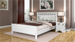 Кровать "Грация" Белый античный - фото 13928